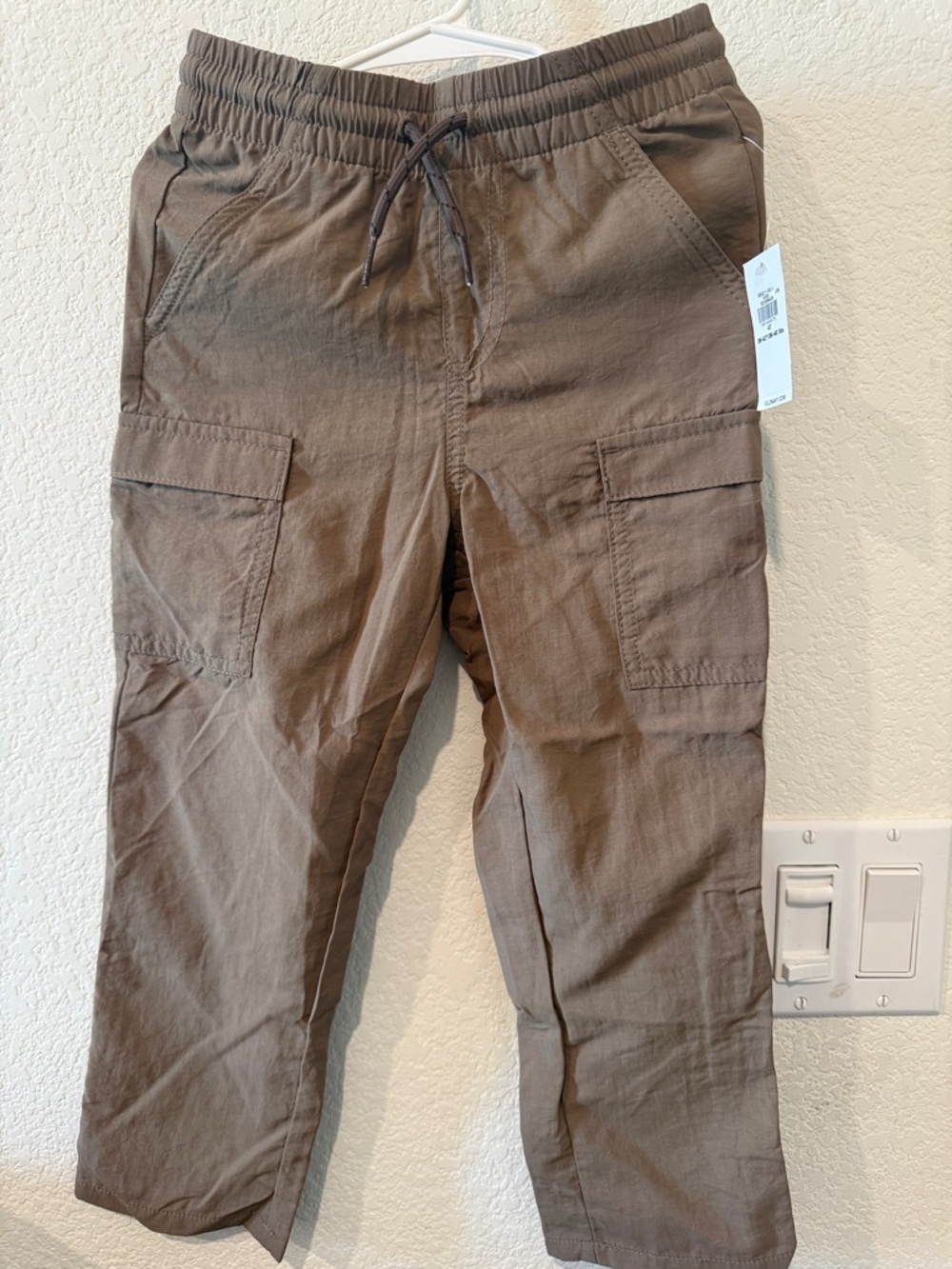 Old Navy Brown Cargo Utility Toddler Straight Leg Pants